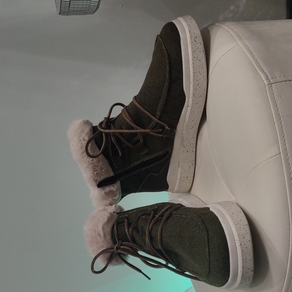 Romika Helsinki Fur Lined Fleece Lace Zip up women's Winter boots Shoes 40 9 1/2 - Picture 9 of 9